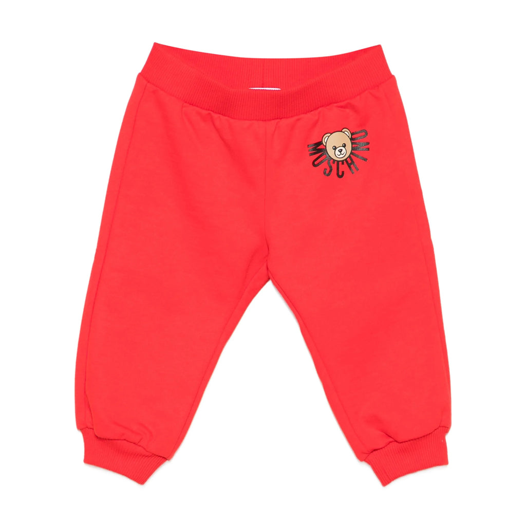 Moschino Kids Teddy Logo Sweatpants