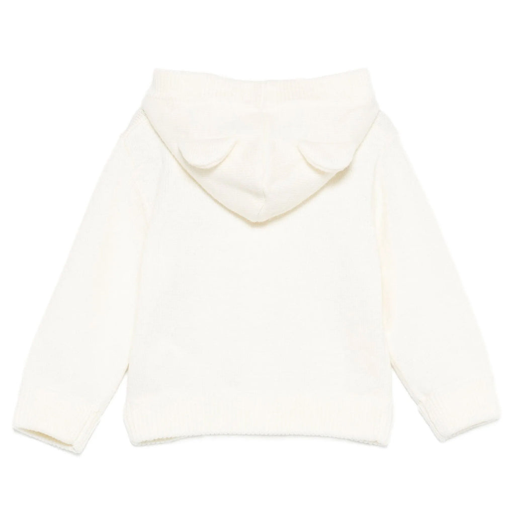 Moschino Kids Teddy Logo Knitted Cardigan
