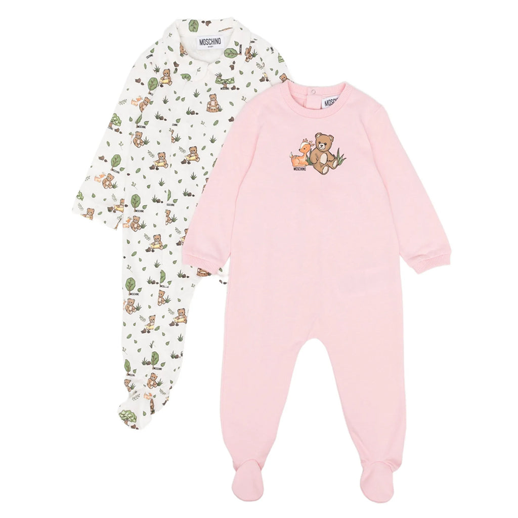 Moschino Kids Babygrow Gift Set