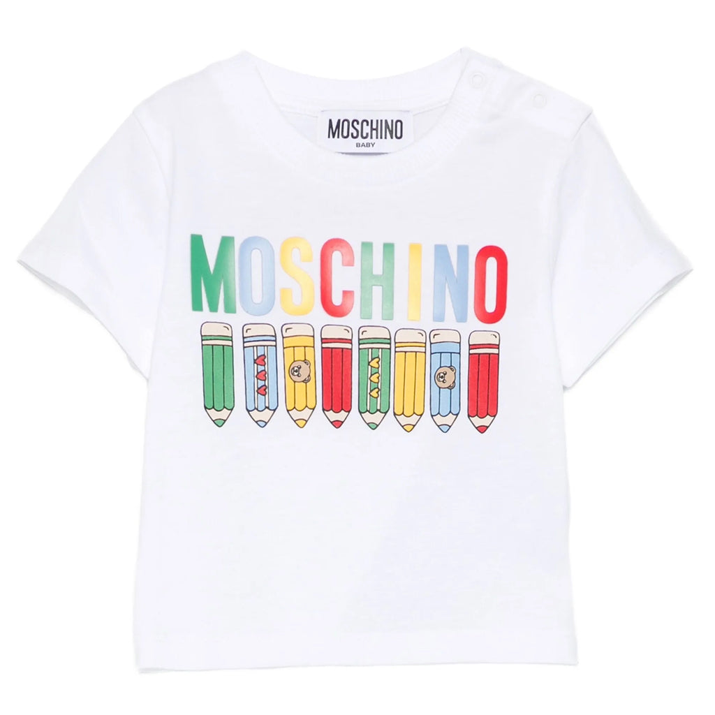 Moschino Kids Multicoloured Logo T-shirt