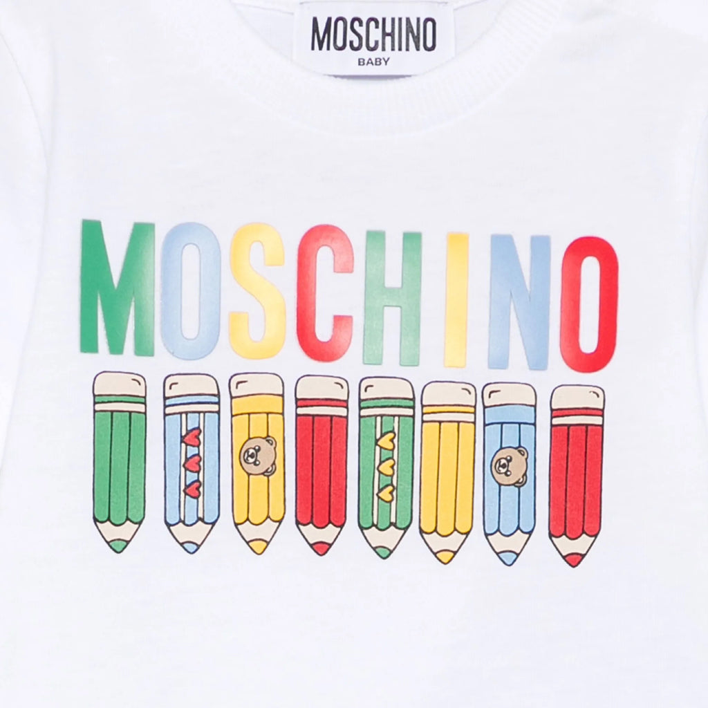 Moschino Kids Multicoloured Logo T-shirt