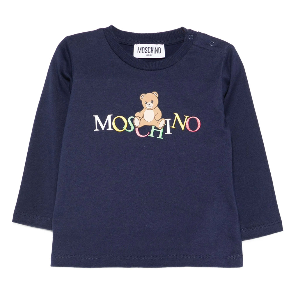 Moschino Kids Teddy Logo T-shirt