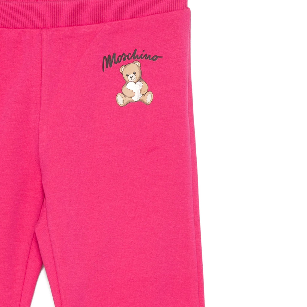 Moschino Kids Teddy Logo Sweatpants