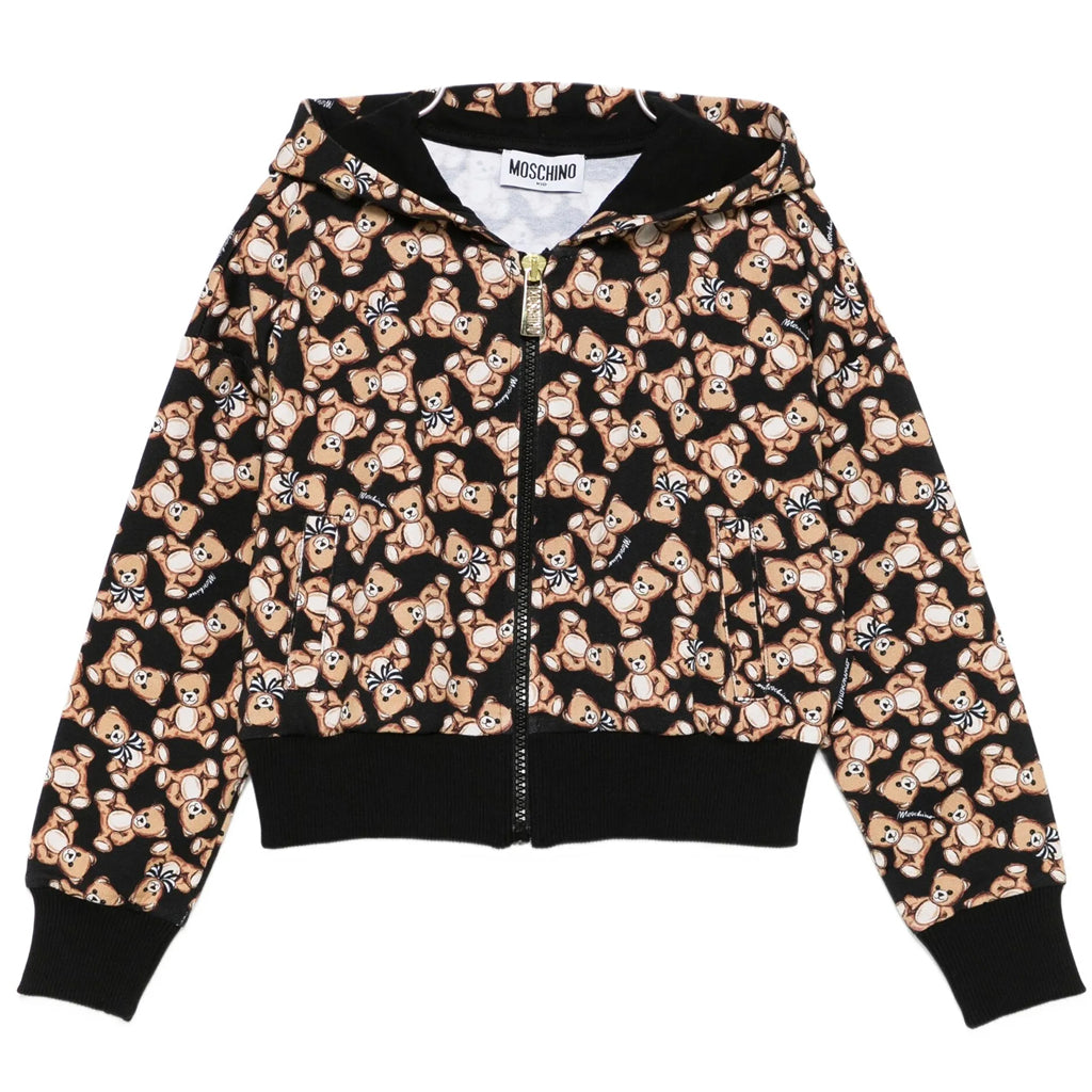 Moschino Kids Teddy Graphic Hooded Sweatshirt