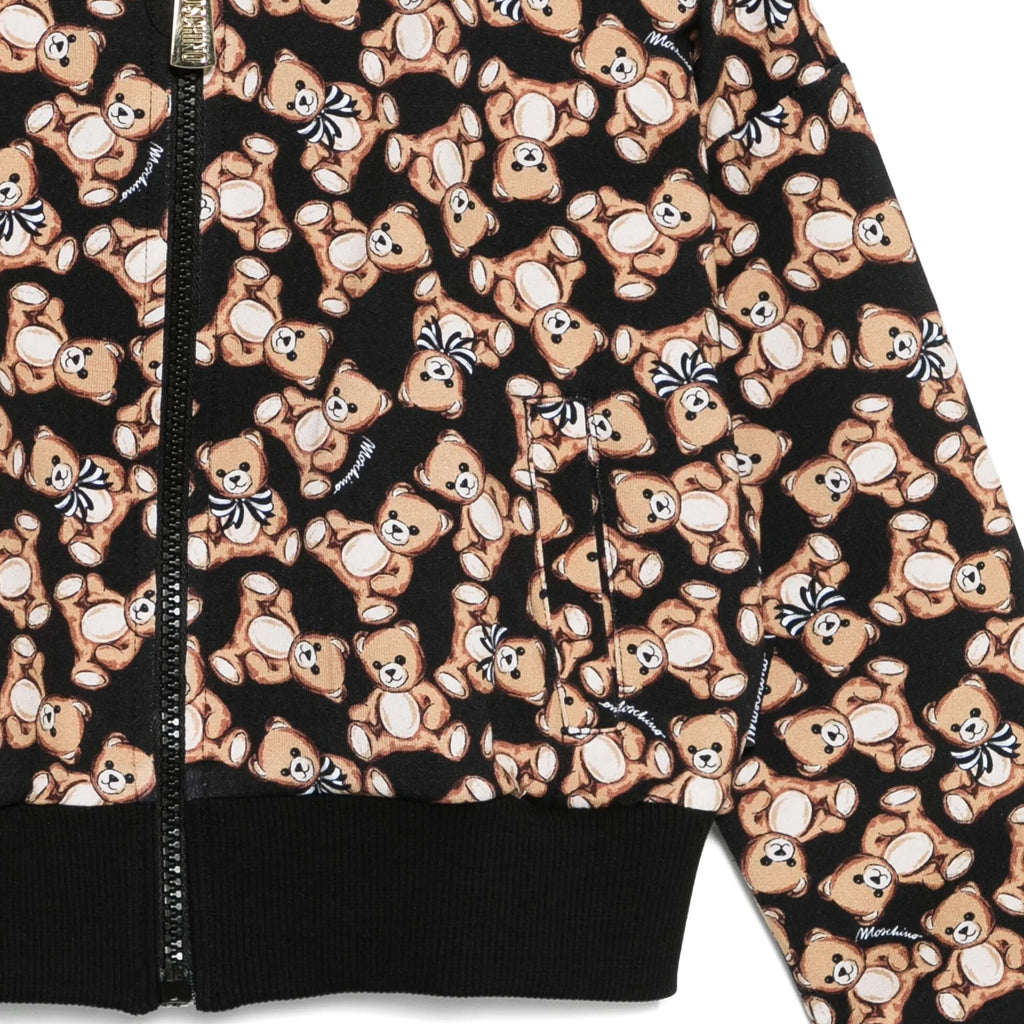 Moschino Kids Teddy Graphic Hooded Sweatshirt