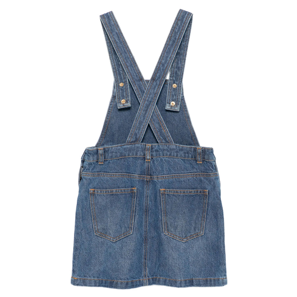 Moschino Kids Teddy Bear Denim Dungaree