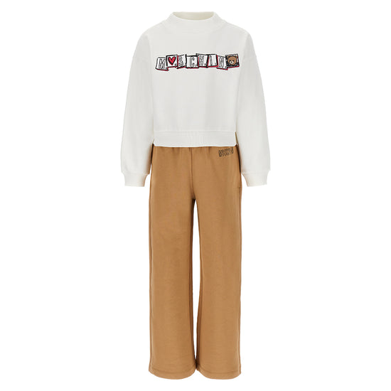 Moschino Kids Sweatshirt and Trousers Set