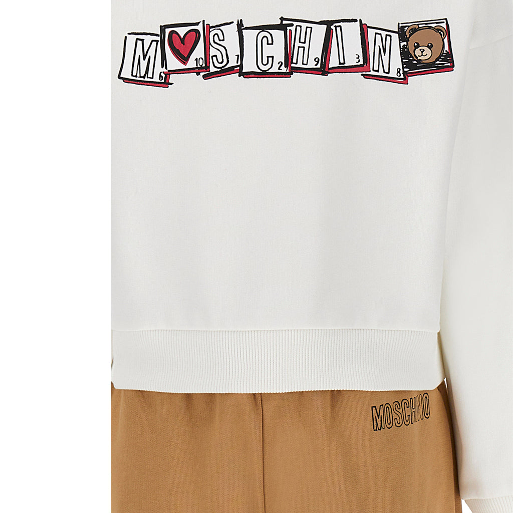Moschino Kids Sweatshirt and Trousers Set