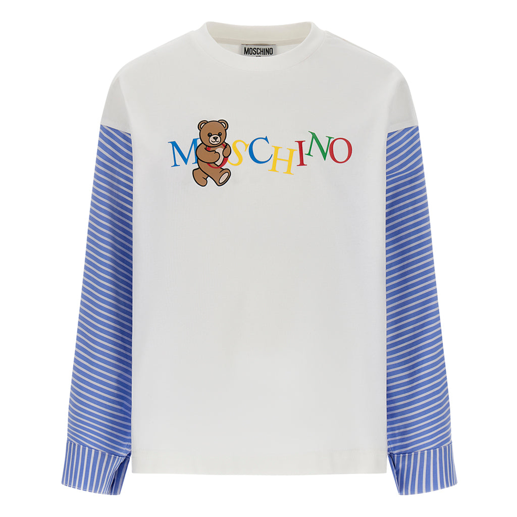 Moschino Kids Teddy Logo T-shirt