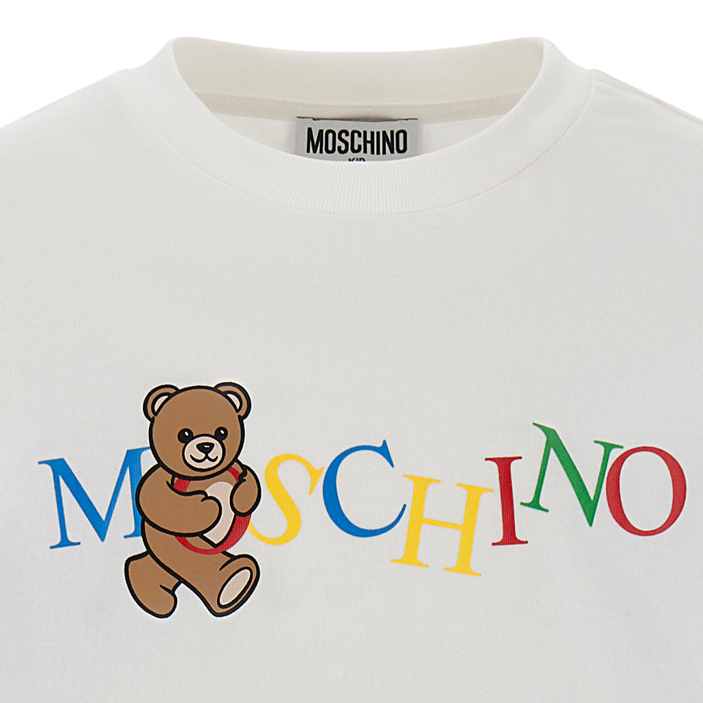 Moschino Kids Teddy Logo T-shirt