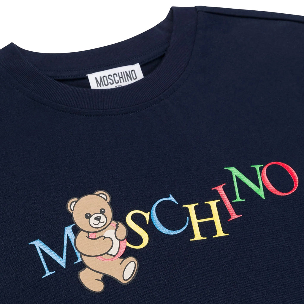 Moschino Kids Teddy Logo Dress