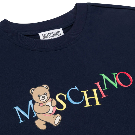 Moschino Kids Teddy Logo Dress