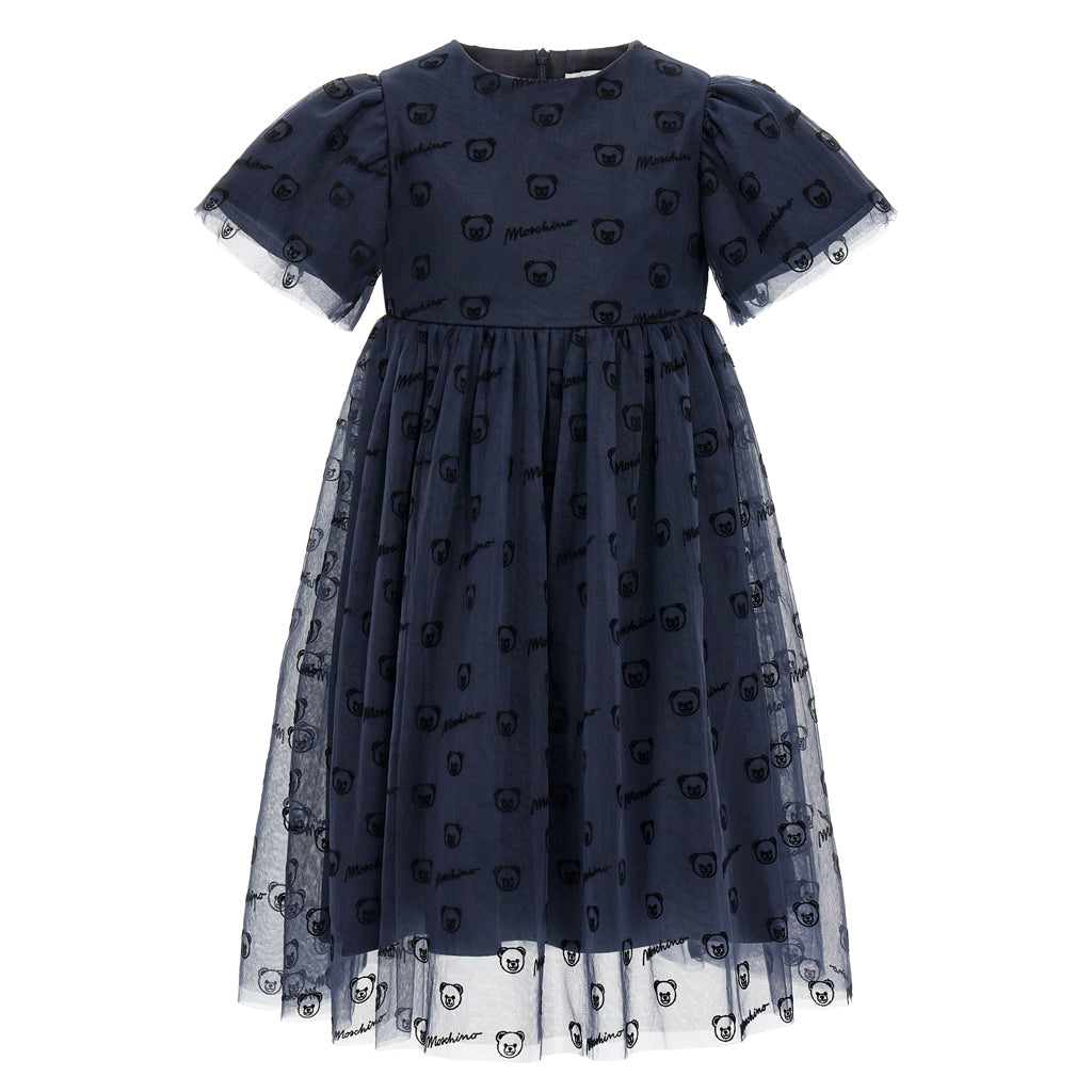 Moschino Kids Teddy Logo Dress