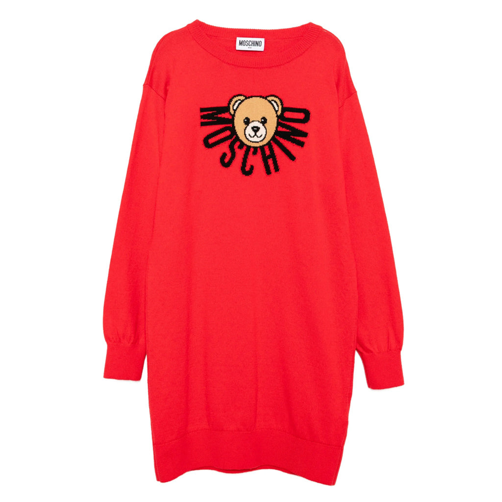 Moschino Kids Teddy Logo Dress