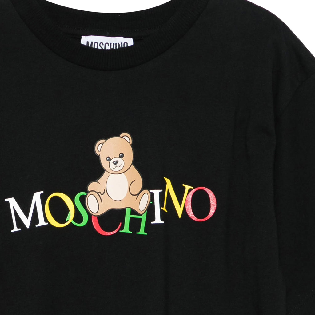 Moschino Kids Teddy Logo Maxi T-shirt