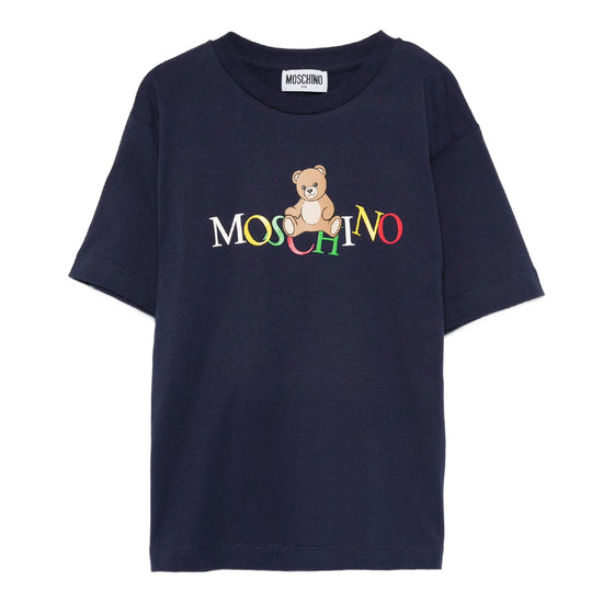 Moschino Kids Teddy Logo Maxi T-shirt