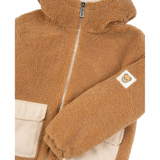 Moschino Kids Teddy Patch Hooded Jacket