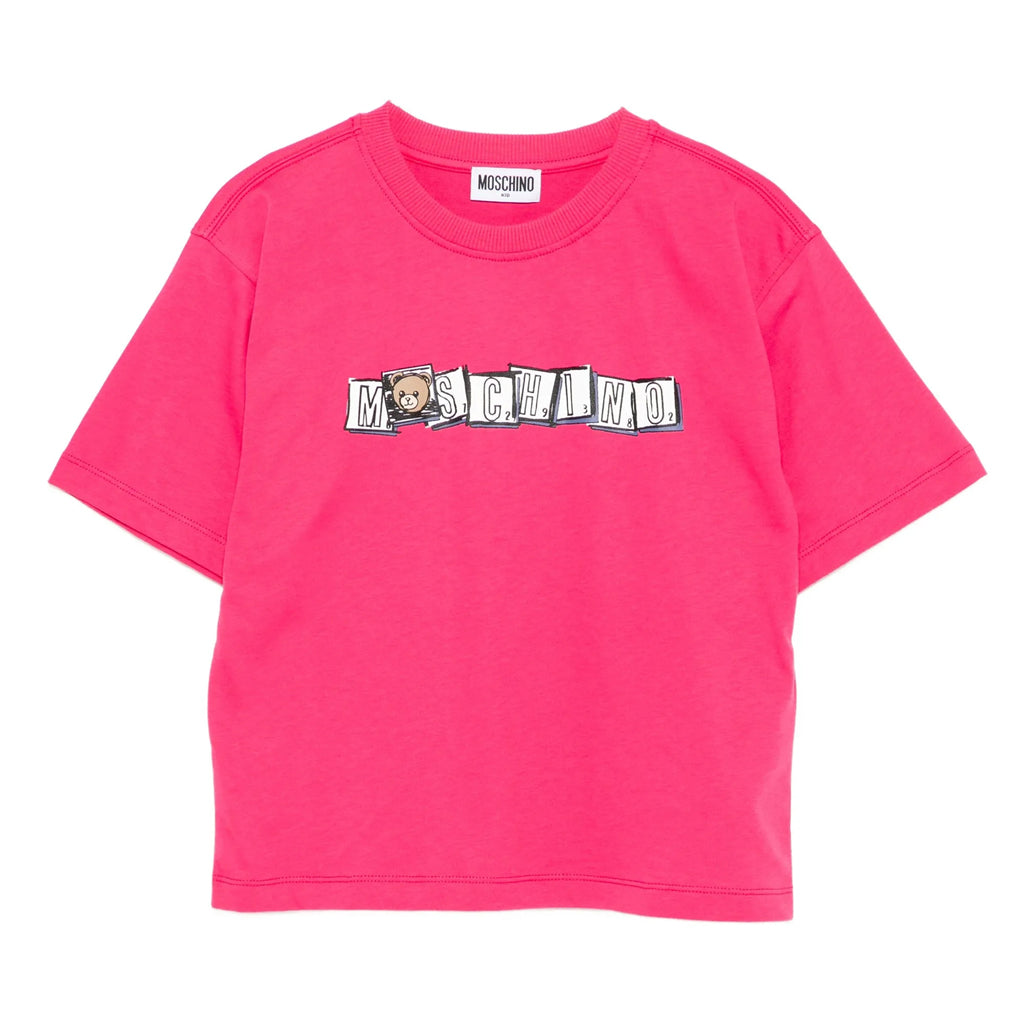 Moschino Kids Teddy Logo Maxi T-shirt