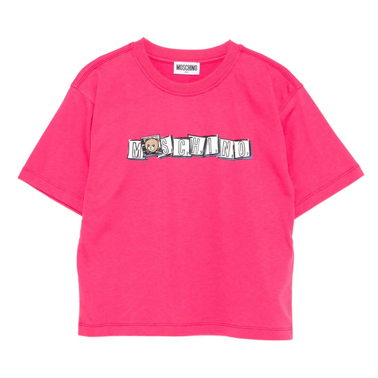 Moschino Kids Teddy Logo Maxi T-shirt