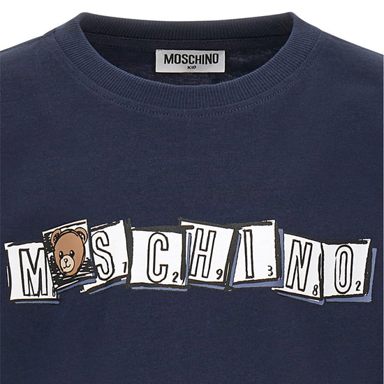 Moschino Kids Teddy Logo Maxi T-shirt
