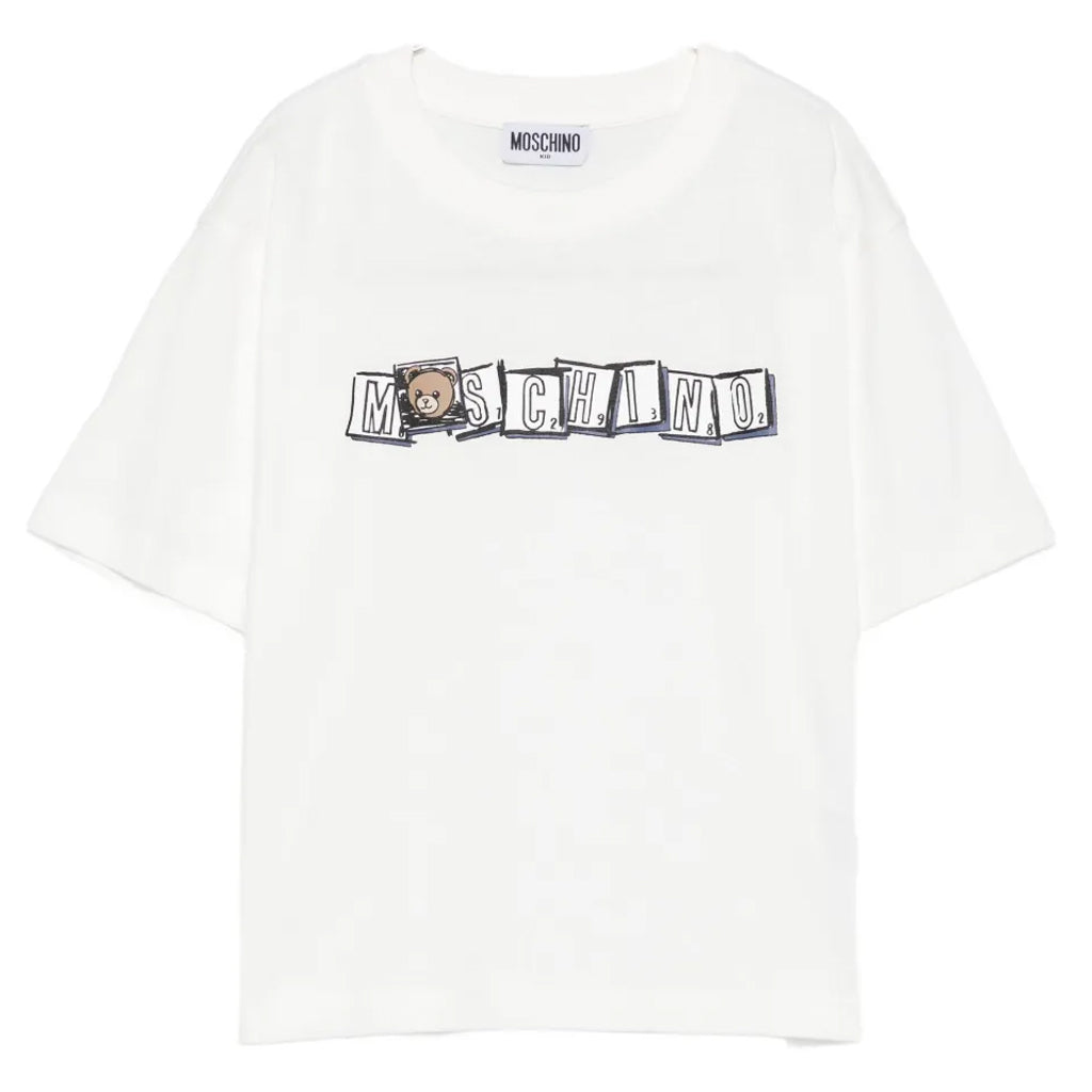 Moschino Kids Teddy Logo Maxi T-shirt
