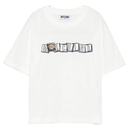 Moschino Kids Teddy Logo Maxi T-shirt