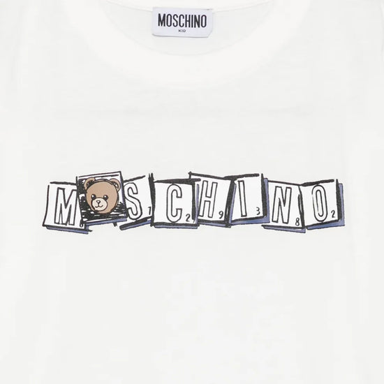 Moschino Kids Teddy Logo Maxi T-shirt
