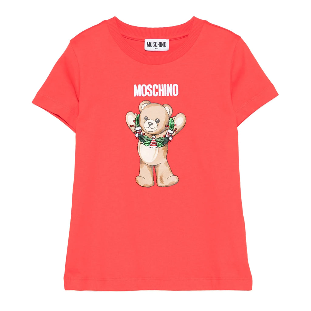 Moschino Kids Teddy Logo T-shirt