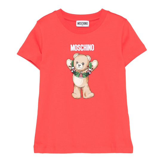 Moschino Kids Teddy Logo T-shirt