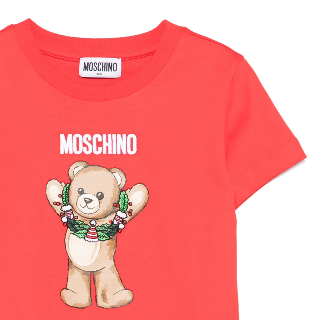 Moschino Kids Teddy Logo T-shirt