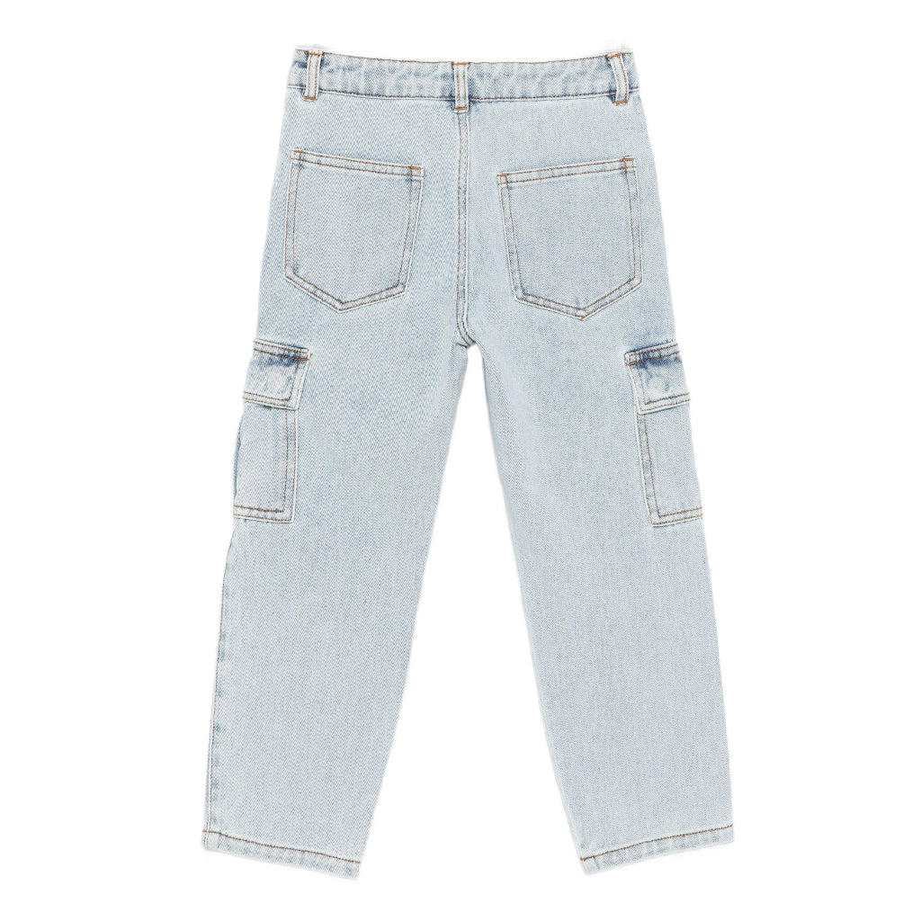 Moschino Kids Cargo Denim Trousers