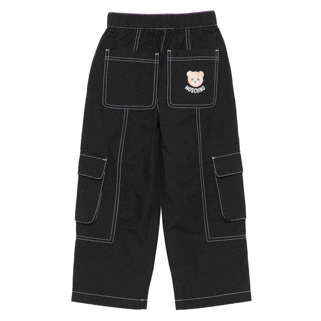 Moschino Kids Teddy Logo Trousers