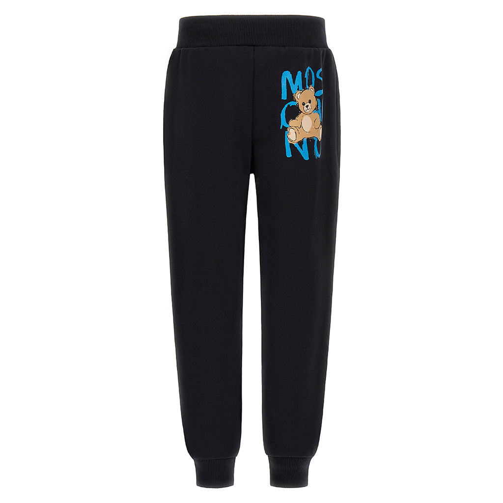 Moschino Kids Teddy Logo Sweatpants