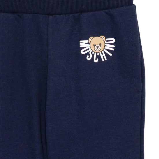 Moschino Kids Teddy Logo Sweatpants