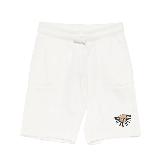 Moschino Kids Teddy Logo Shorts