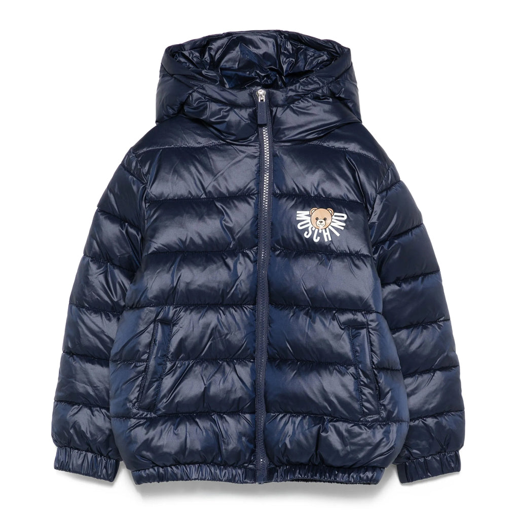 Moschino Kids Teddy Logo Padded Jacket