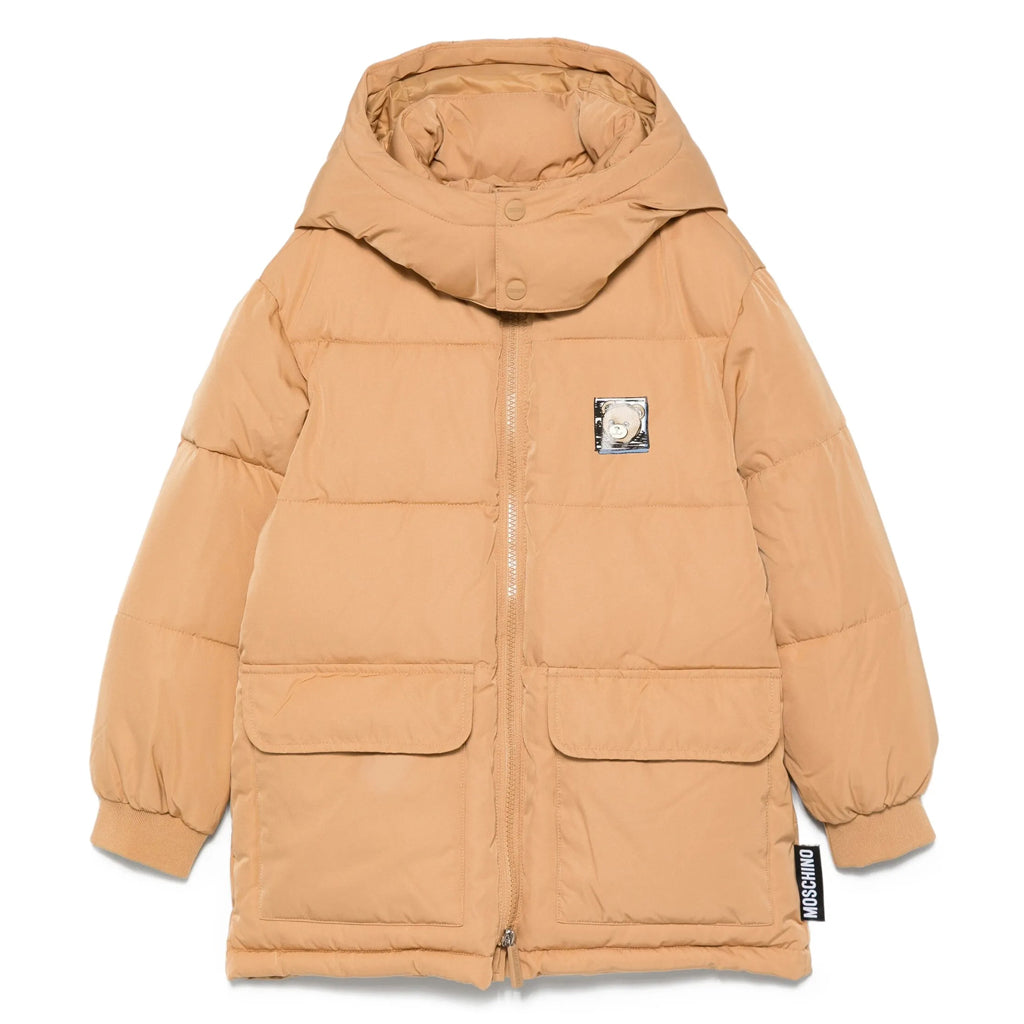 Moschino Kids Teddy Logo Padded Jacket