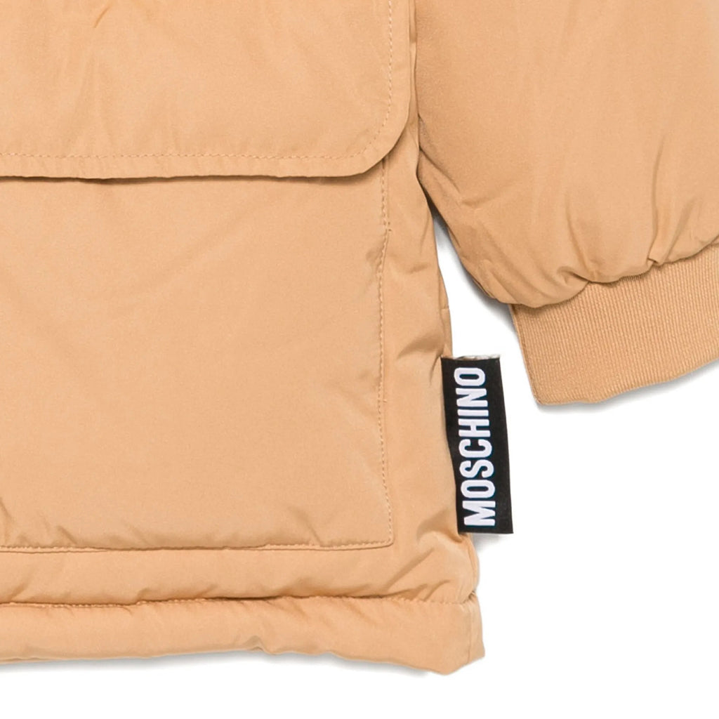 Moschino Kids Teddy Logo Padded Jacket