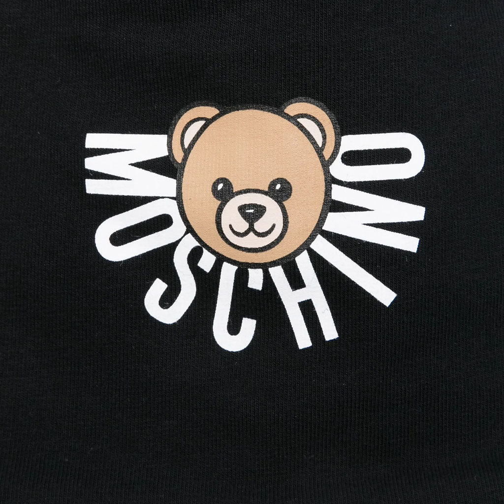 Moschino Kids Teddy Logo Beanie Hat