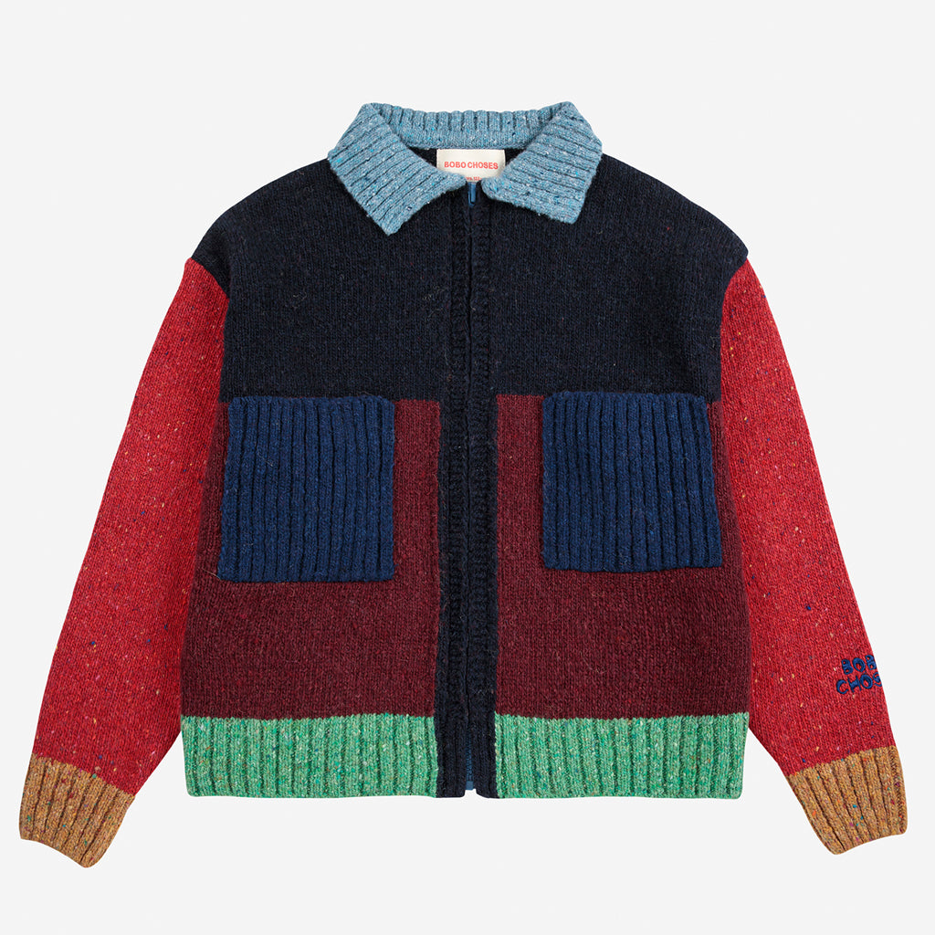 Bobo Choses Colour Block Cardigan