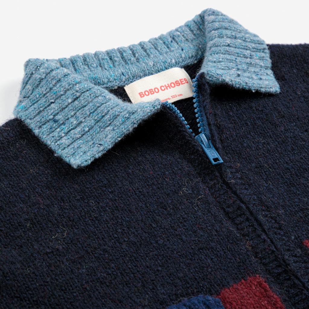 Bobo Choses Colour Block Cardigan