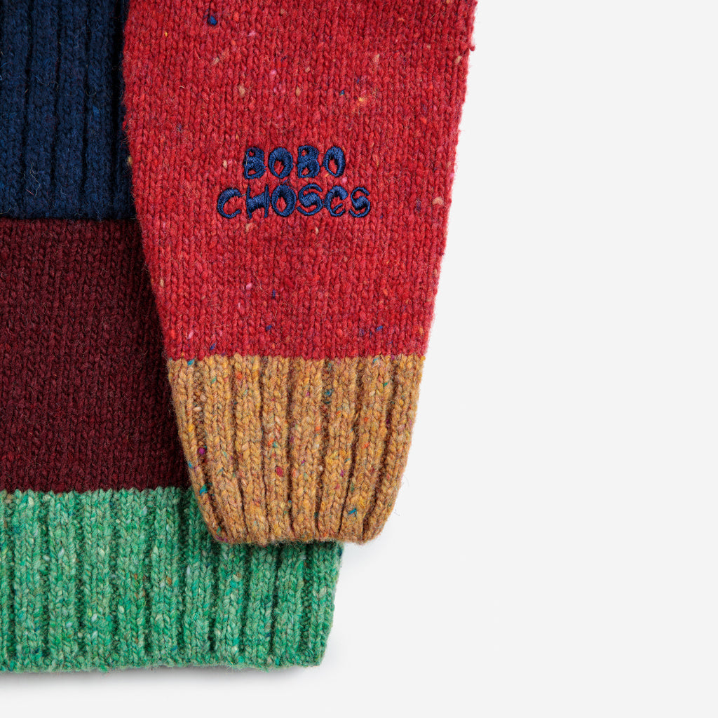 Bobo Choses Colour Block Cardigan