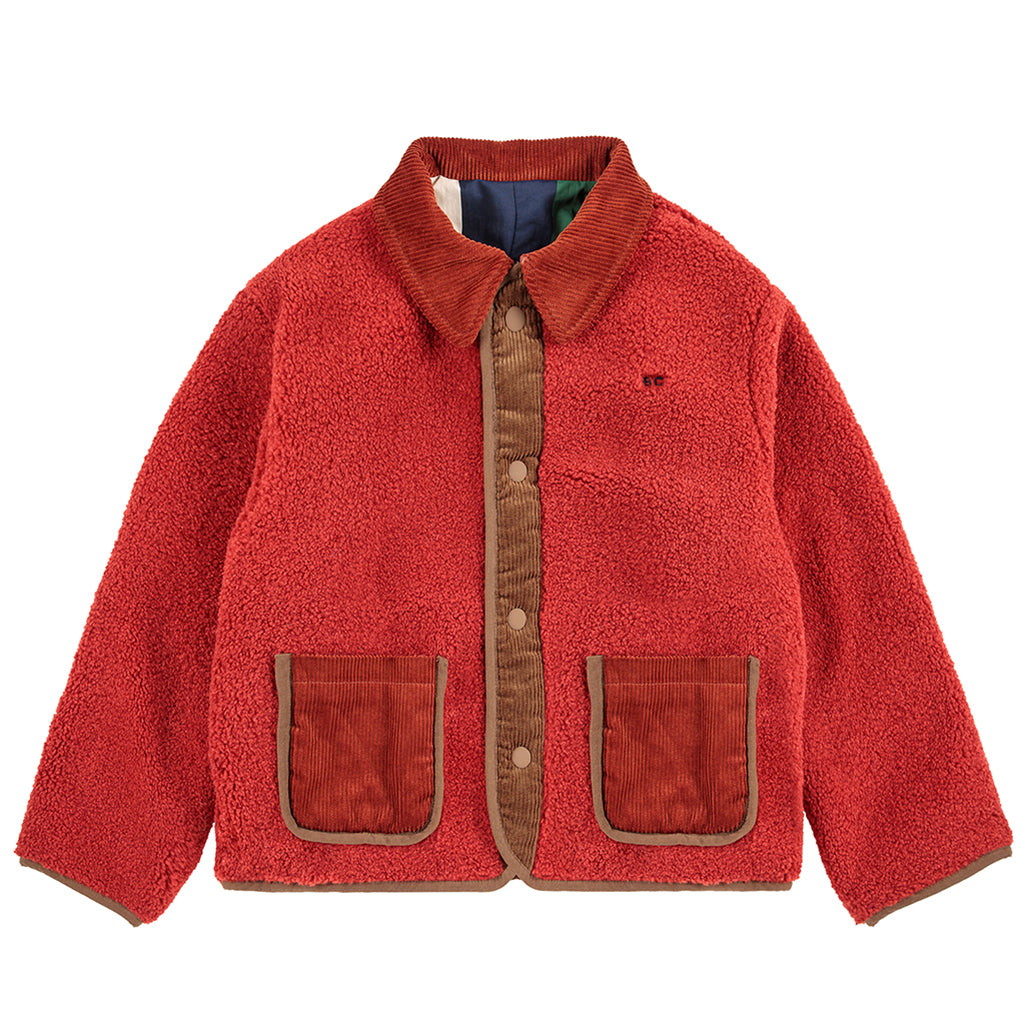 Bobo Choses Tiles Reversible Sheepskin Jacket