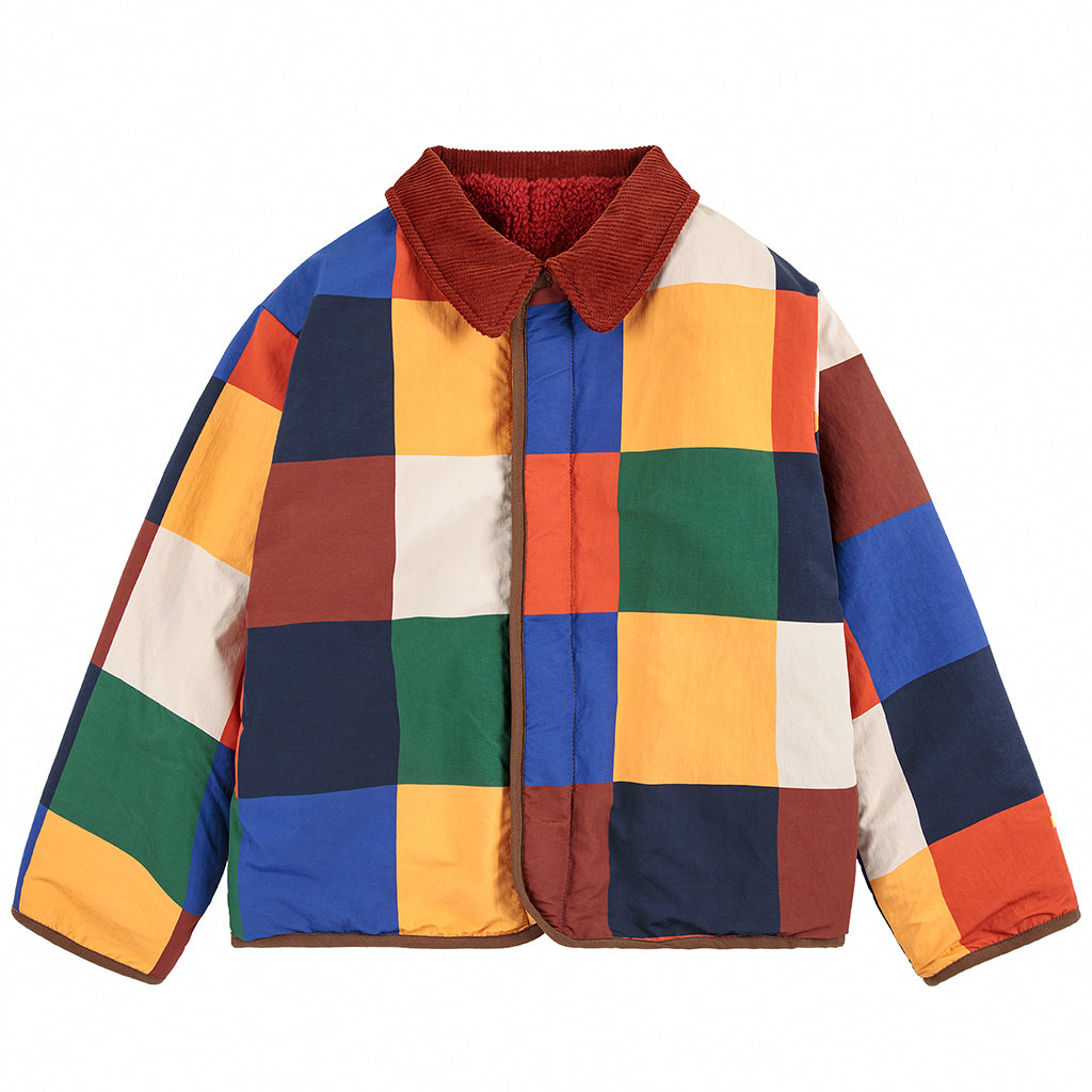 Bobo Choses Tiles Reversible Sheepskin Jacket