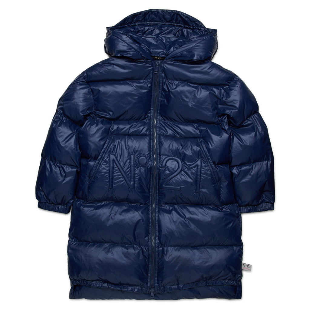 N°21 Kids Puffer Long Coat