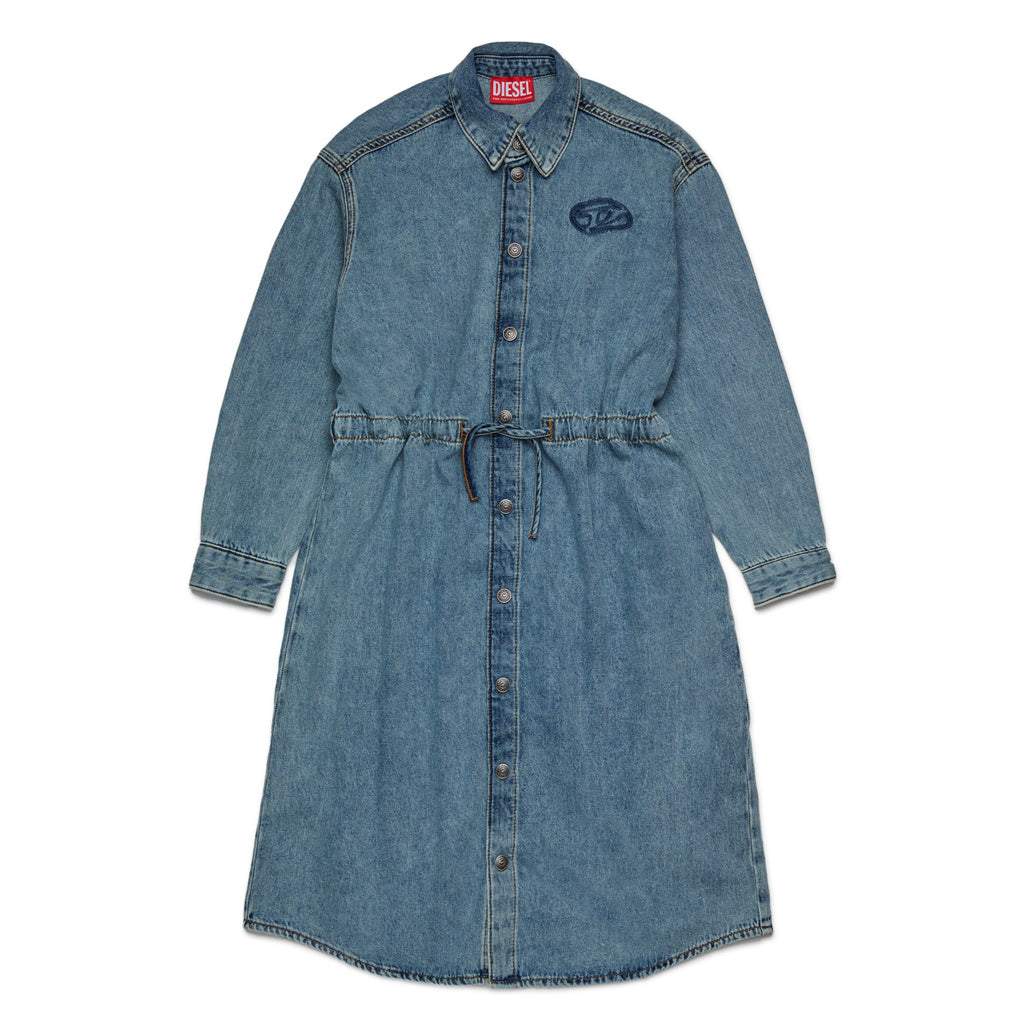 Diesel Kids Denim Shirt Dress