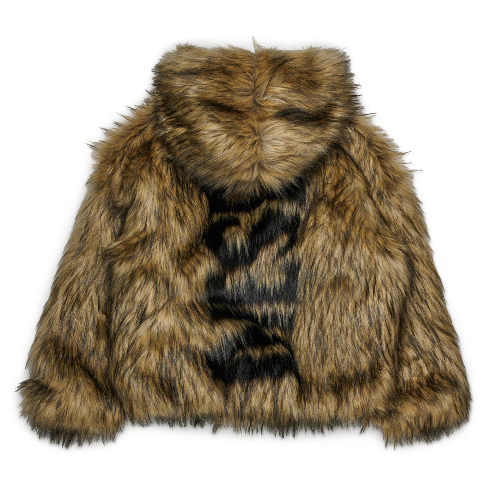 Diesel Kids Faux Fur Jacket
