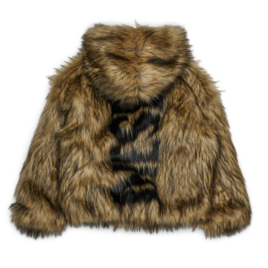 Diesel Kids Faux Fur Jacket