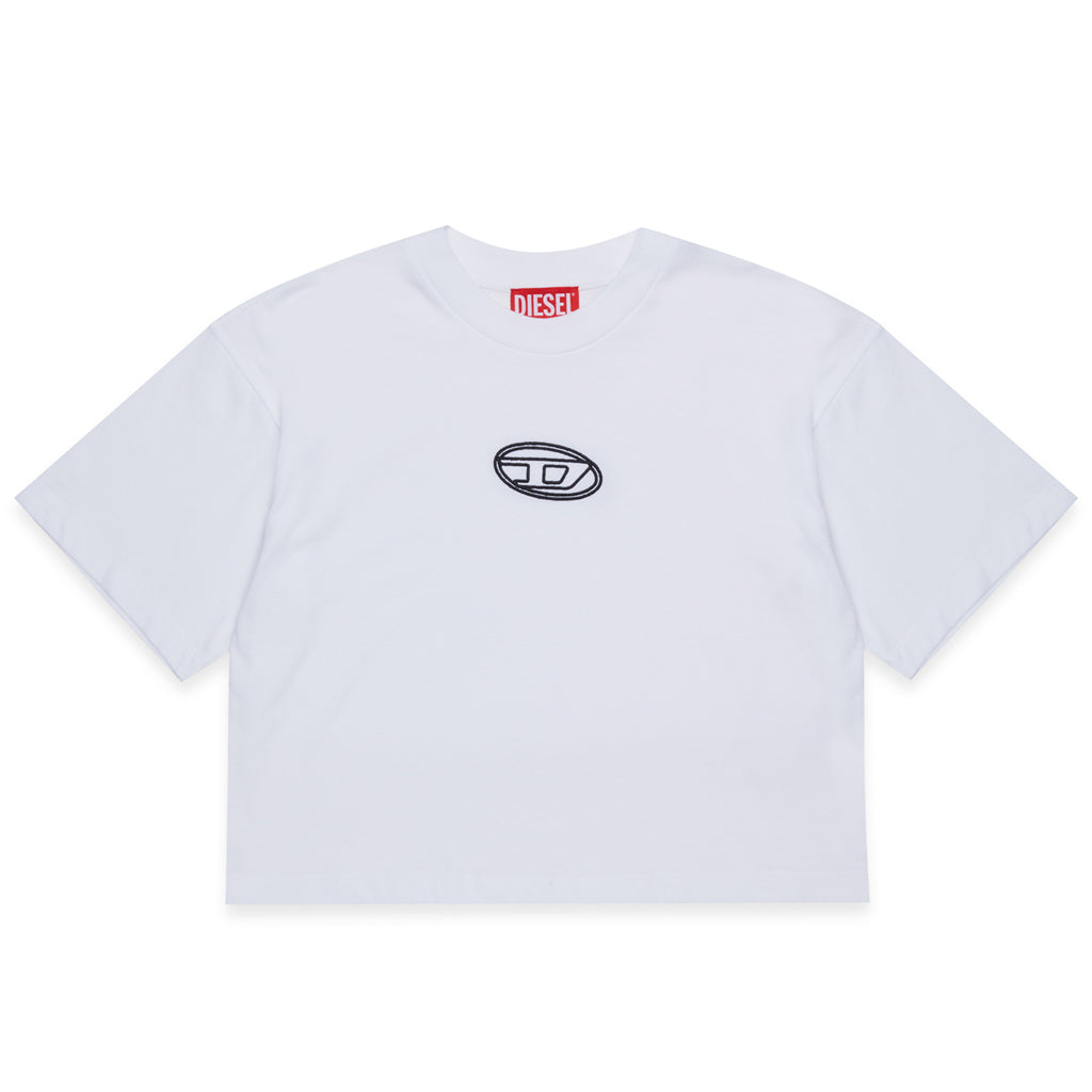 Diesel Kids Cropped Logo T-shirt