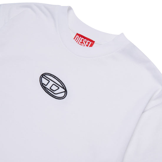 Diesel Kids Cropped Logo T-shirt